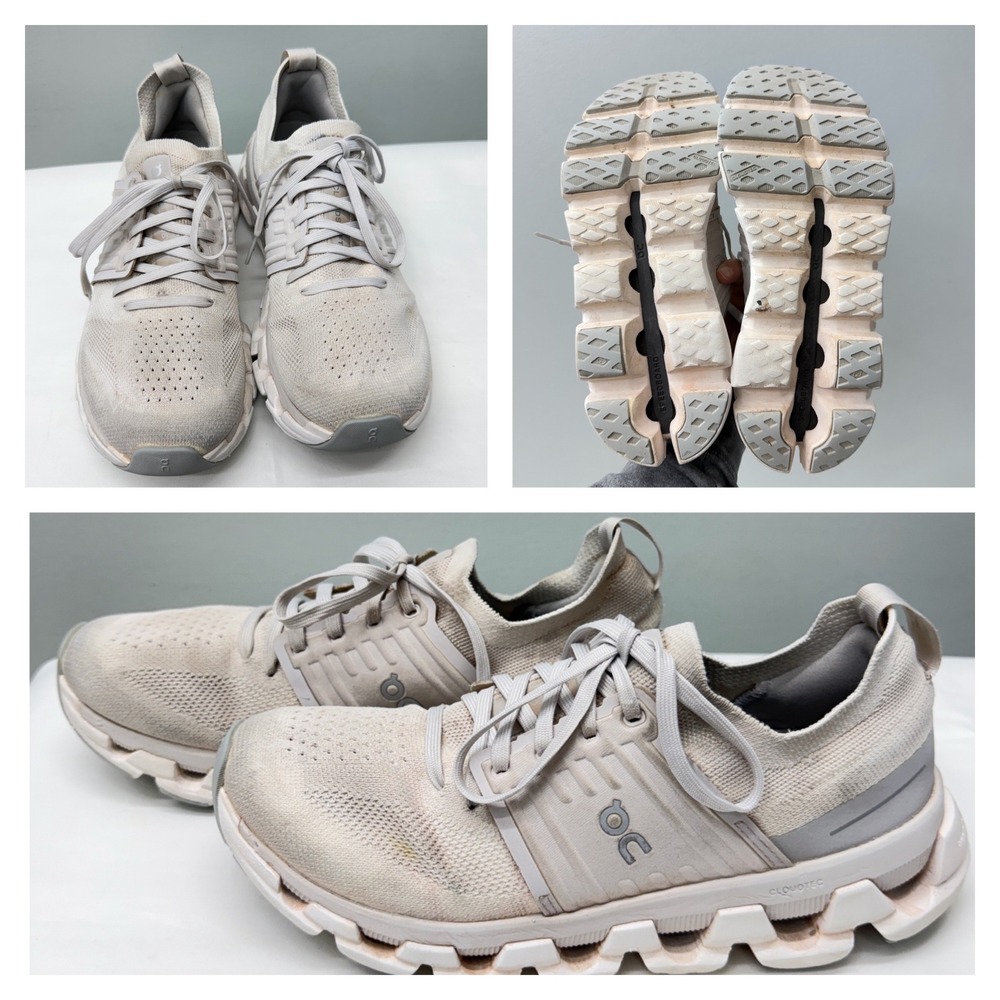 On Cloud Running Cloudswift 3 Womens 8 Pearl Fog Road Running Shoes 3WD10481040